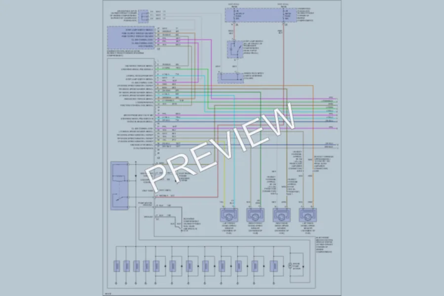 2003 Cadillac CTS Anti Lock Brakes wiring diagram preview