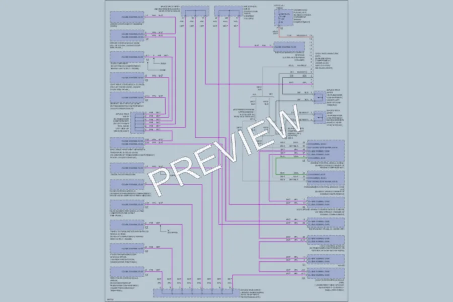 2003 Cadillac CTS Computer Data Lines wiring diagram preview