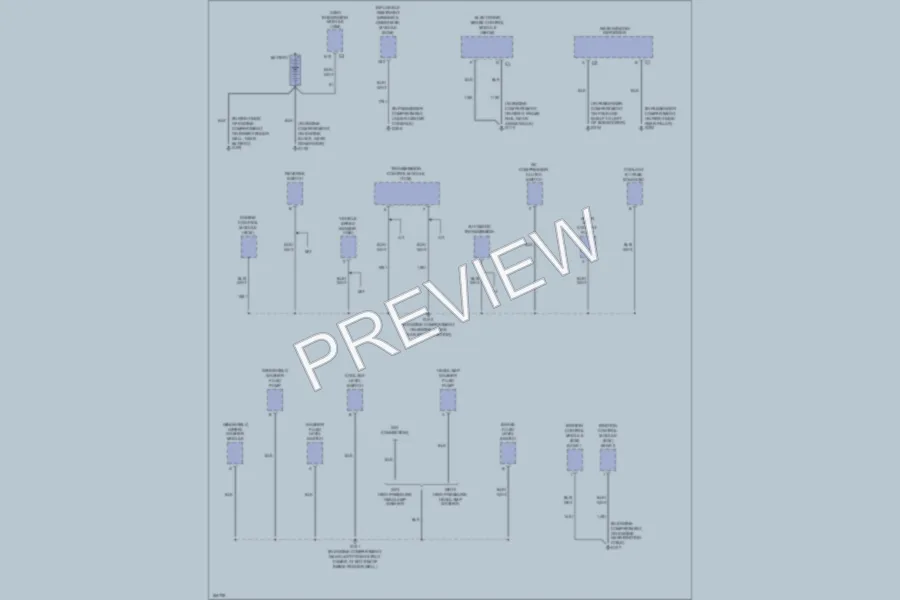 2003 Cadillac CTS Ground Distribution wiring diagram preview