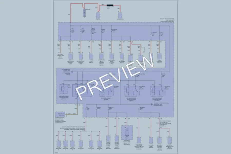 2003 Cadillac CTS Power Distribution wiring diagram preview