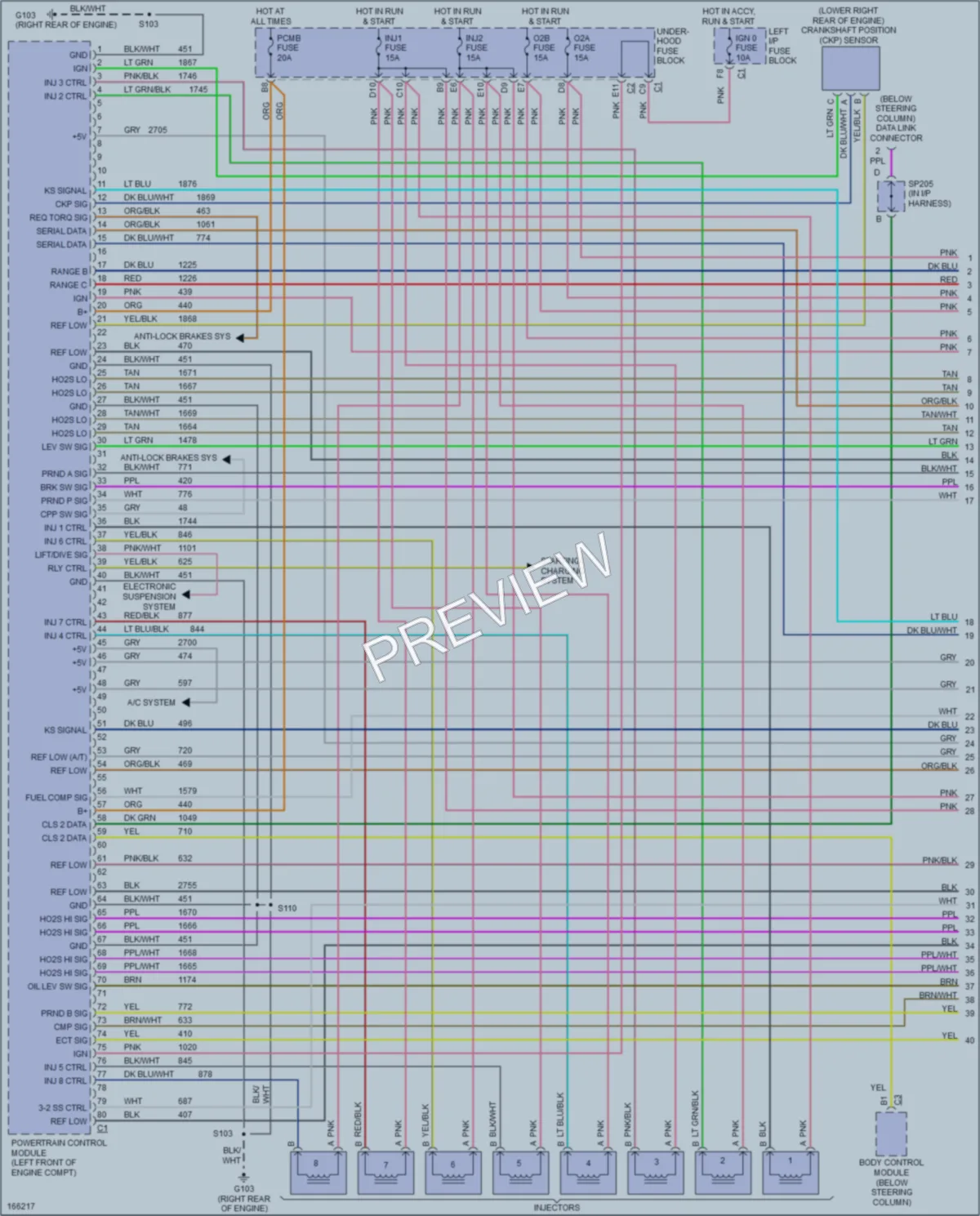 2003 Cadillac EscaladeESV Engine Performance wiring diagram preview
