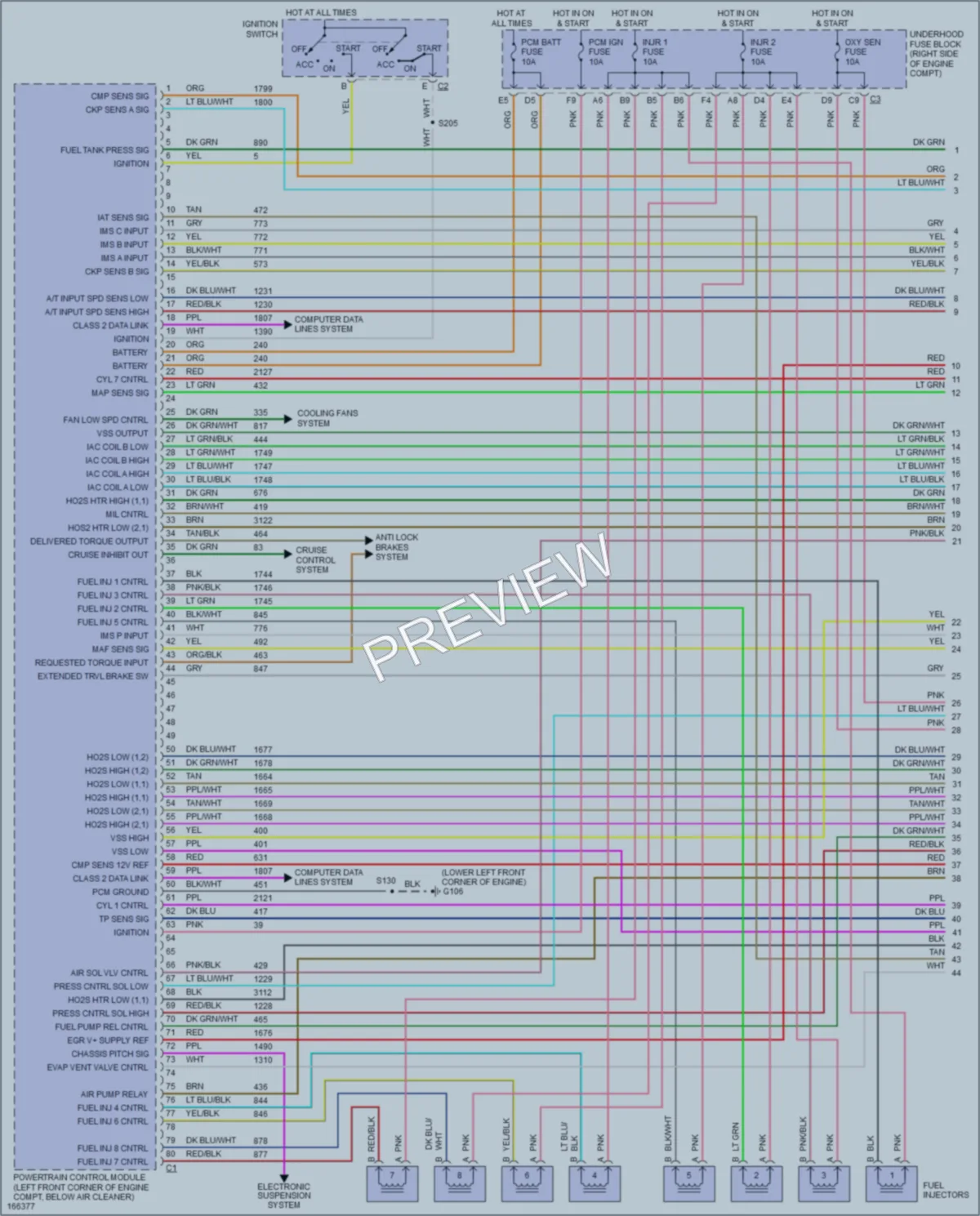 2003 Cadillac Seville Engine Performance wiring diagram preview