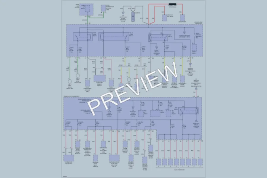 2003 Cadillac Seville Power Distribution wiring diagram preview