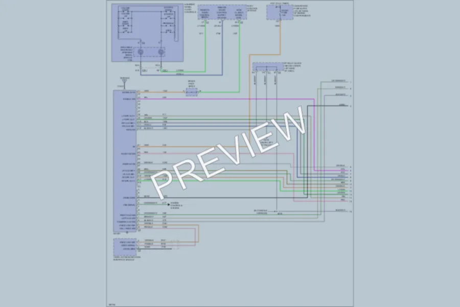 2003 Chevrolet 1500 Radio wiring diagram preview