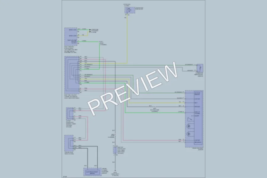 2003 Chevrolet C2500Suburban Power Mirrors wiring diagram preview