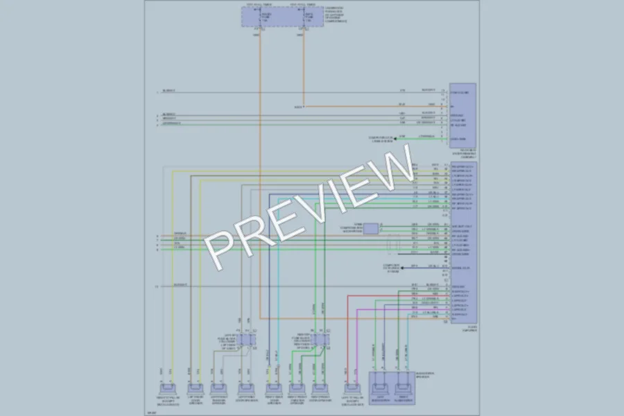 2003 Chevrolet C2500Suburban Radio wiring diagram preview