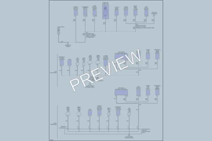 2003 Chevrolet Cavalier Ground Distribution wiring diagram preview