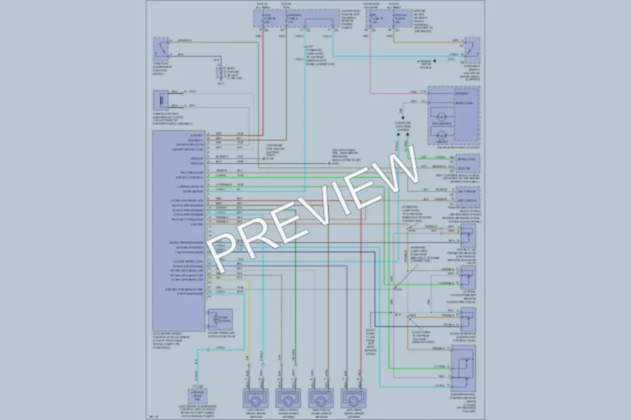2003 Chevrolet Corvette Anti Lock Brakes wiring diagram preview