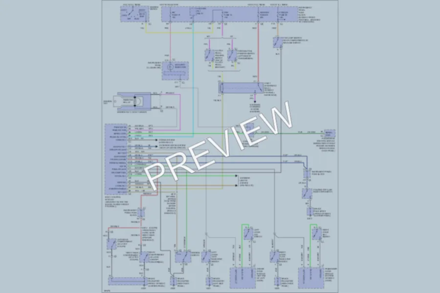 2003 Chevrolet Corvette Anti Theft wiring diagram preview
