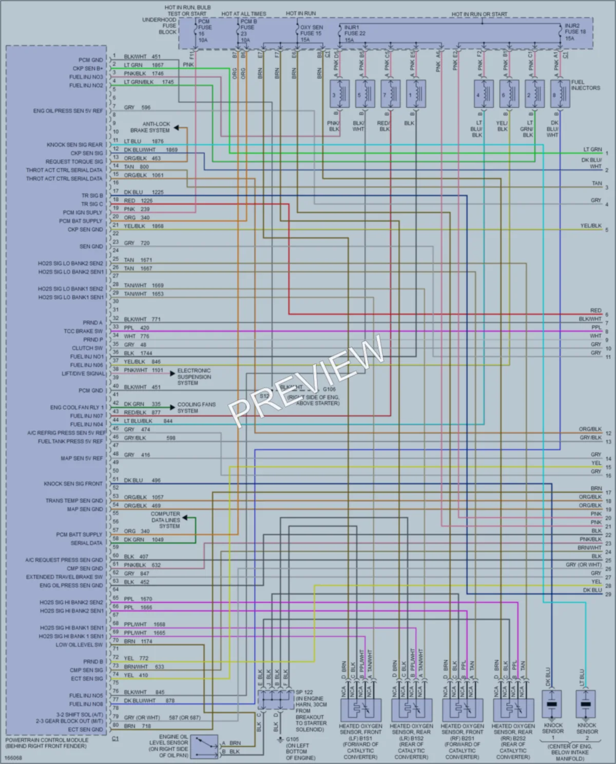 2003 Chevrolet Corvette Engine Performance wiring diagram preview