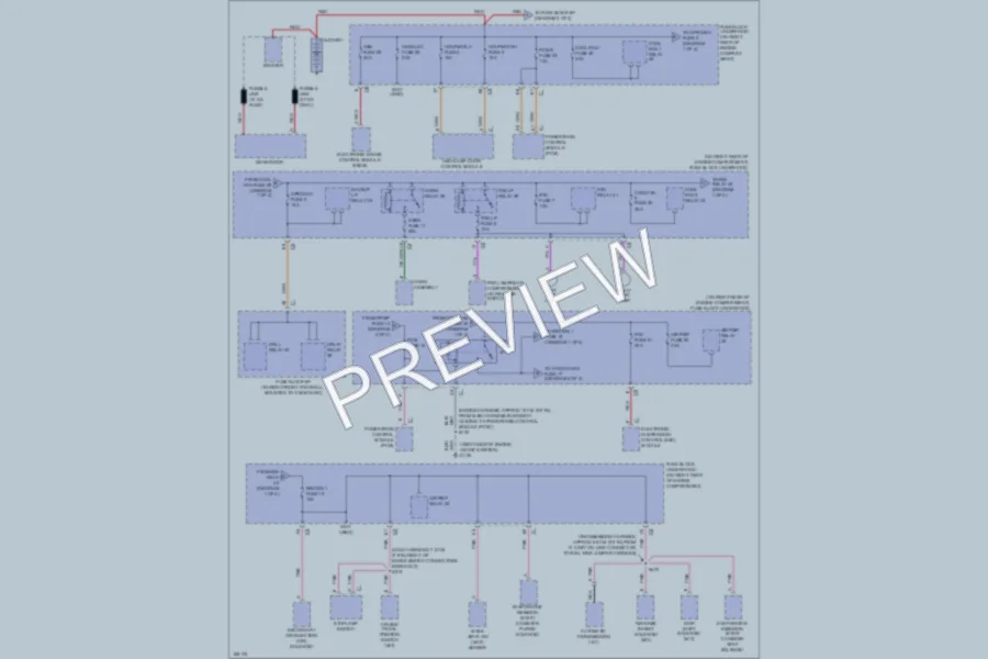 2003 Chevrolet Corvette Power Distribution wiring diagram preview