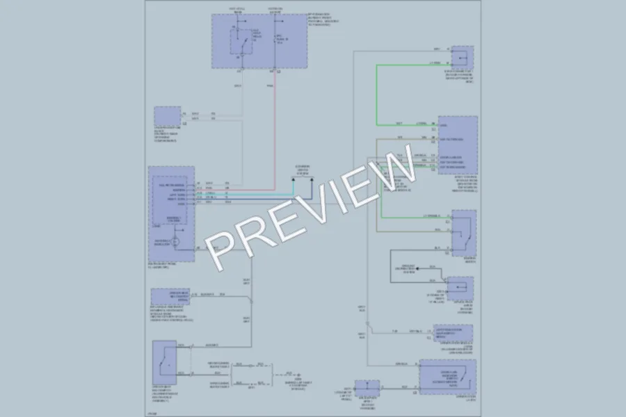 2003 Chevrolet Corvette Warning Systems wiring diagram preview