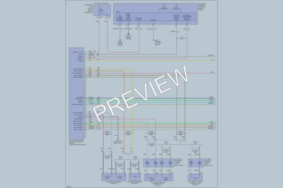 2003 Chevrolet G1500 Supplemental Restraints wiring diagram preview