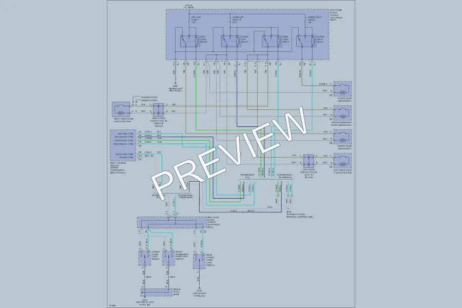 2003 Chevrolet G3500 Power Door Locks wiring diagram preview