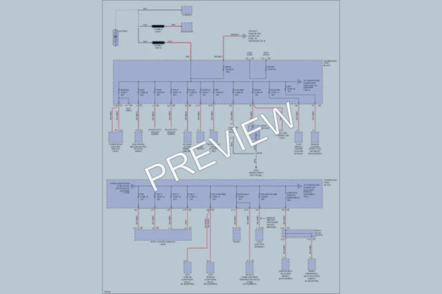 2003 Chevrolet H2500 Power Distribution wiring diagram preview