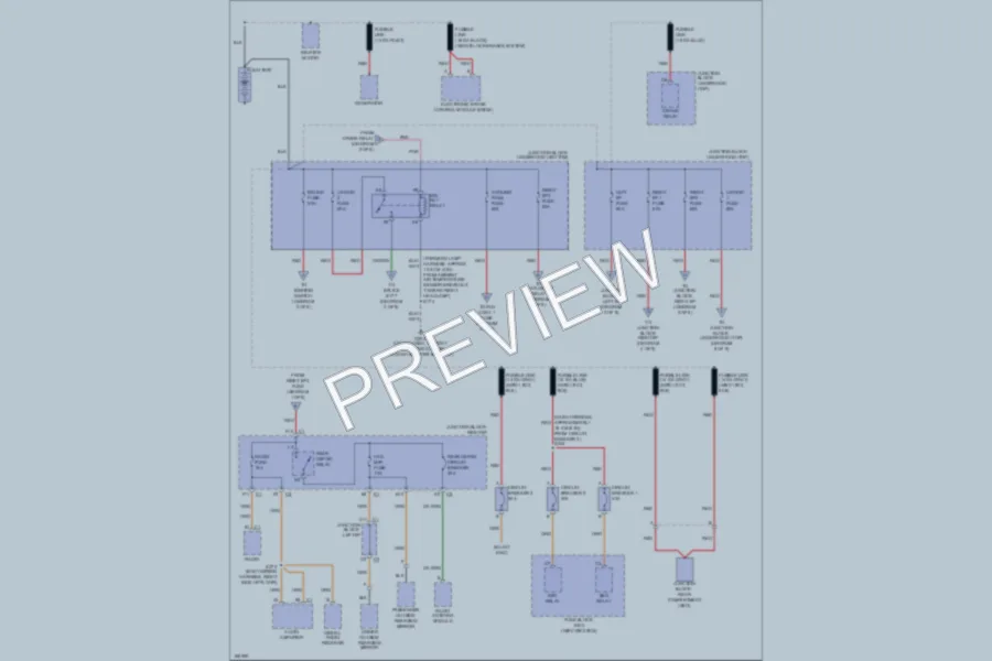 2003 Chevrolet Impala Power Distribution wiring diagram preview