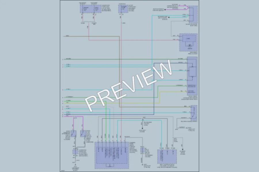 2003 Chevrolet K1500Suburban Anti Lock Brakes wiring diagram preview
