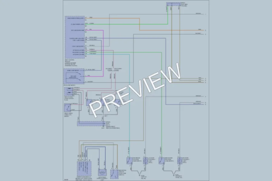 2003 Chevrolet K2500Avalanche Interior Lights wiring diagram preview