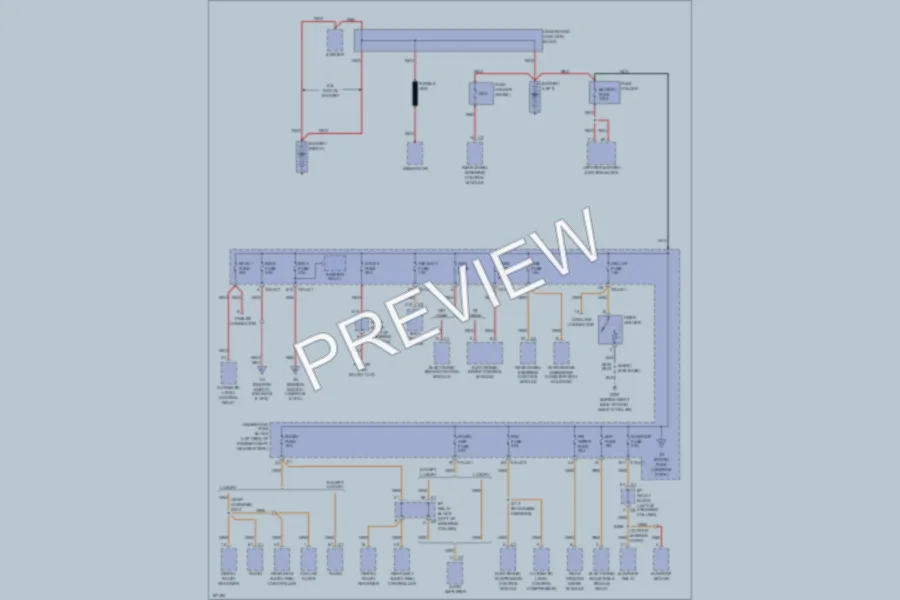 2003 Chevrolet K2500Avalanche Power Distribution wiring diagram preview