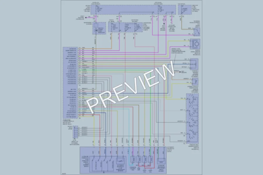 2003 Chevrolet Malibu Transmission wiring diagram preview