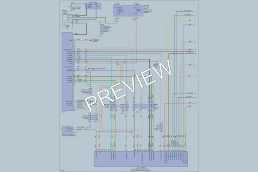 2003 Chevrolet MonteCarlo Radio wiring diagram preview