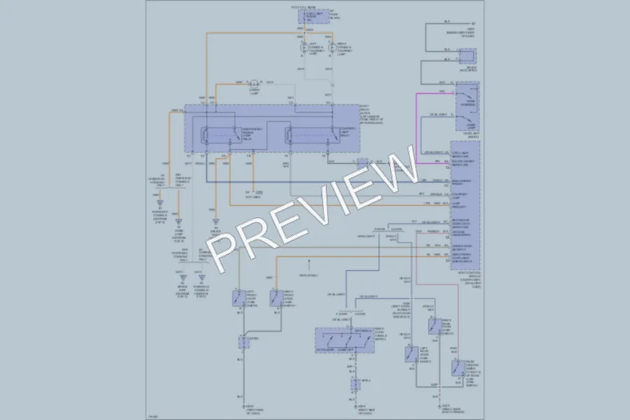 2003 Chevrolet S10 Interior Lights wiring diagram preview