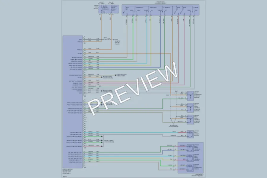 2003 Chevrolet SSR Memory Systems wiring diagram preview