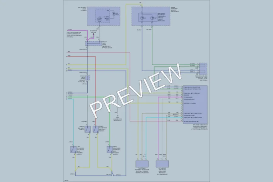 2003 Chevrolet Tahoe Supplemental Restraints wiring diagram preview