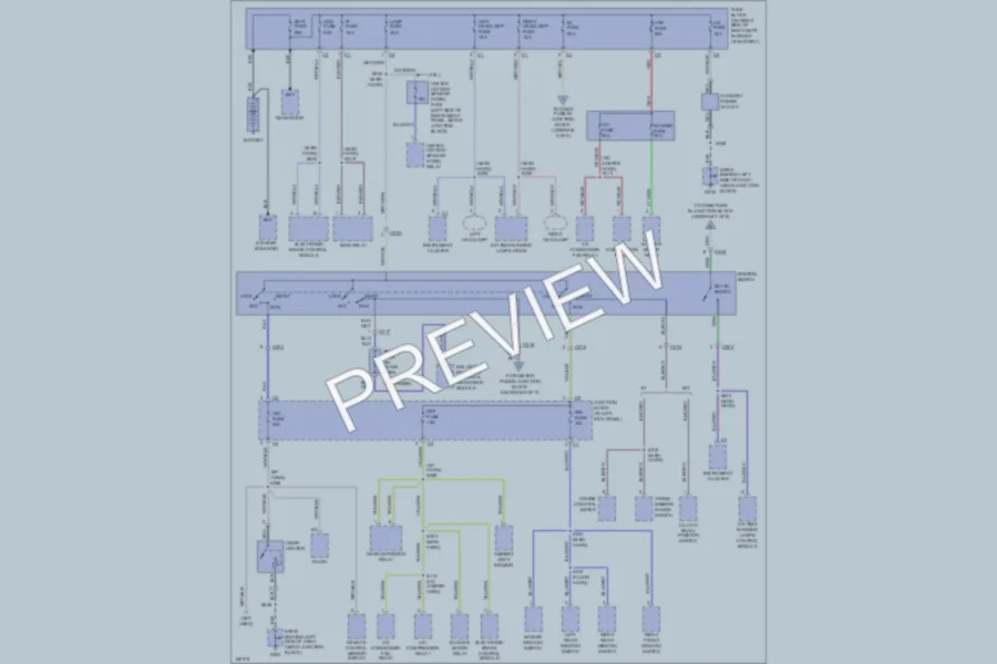 2003 Chevrolet Tracker Power Distribution wiring diagram preview