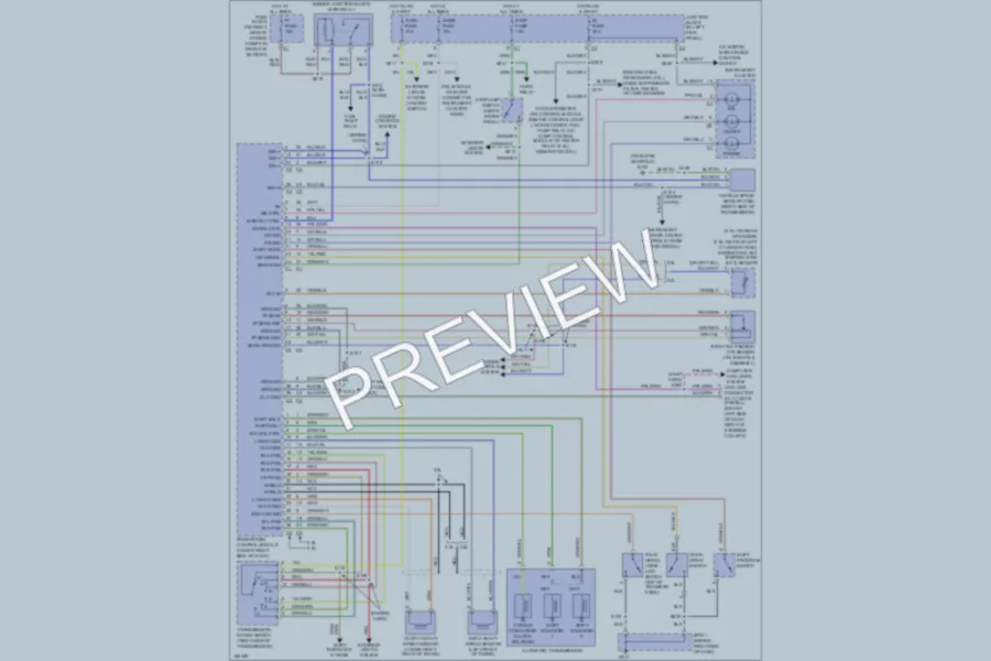 2003 Chevrolet Tracker Transmission wiring diagram preview