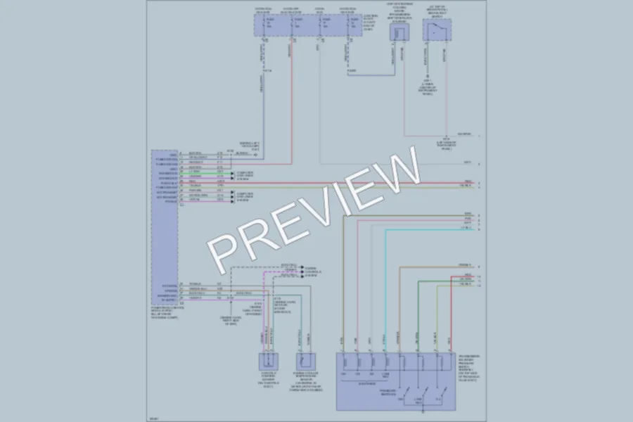 2003 Chrysler 300M Transmission wiring diagram preview