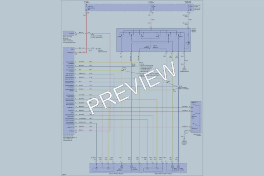 2003 Chrysler Concorde Memory Systems wiring diagram preview