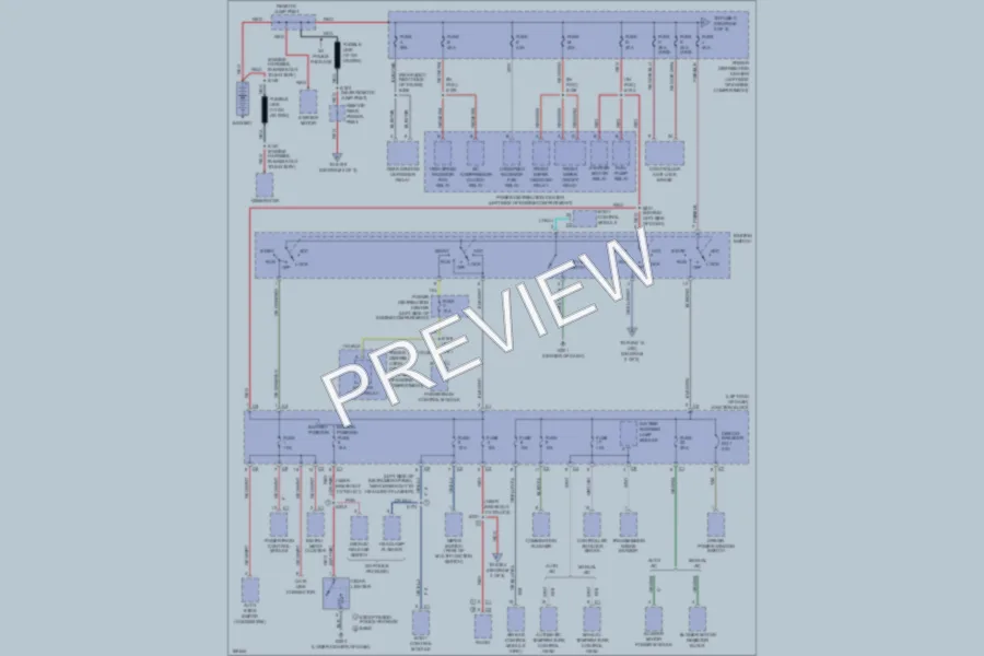 2003 Chrysler Concorde Power Distribution wiring diagram preview