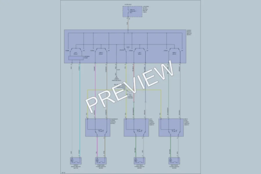 2003 Chrysler Concorde Power Windows wiring diagram preview