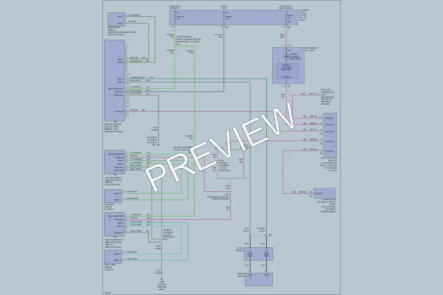 2003 Chrysler Concorde Supplemental Restraints wiring diagram preview