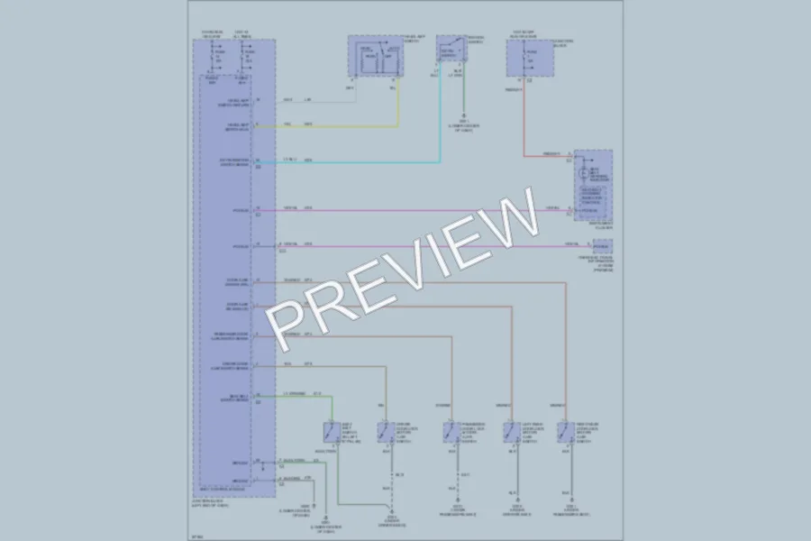 2003 Chrysler Concorde Warning Systems wiring diagram preview