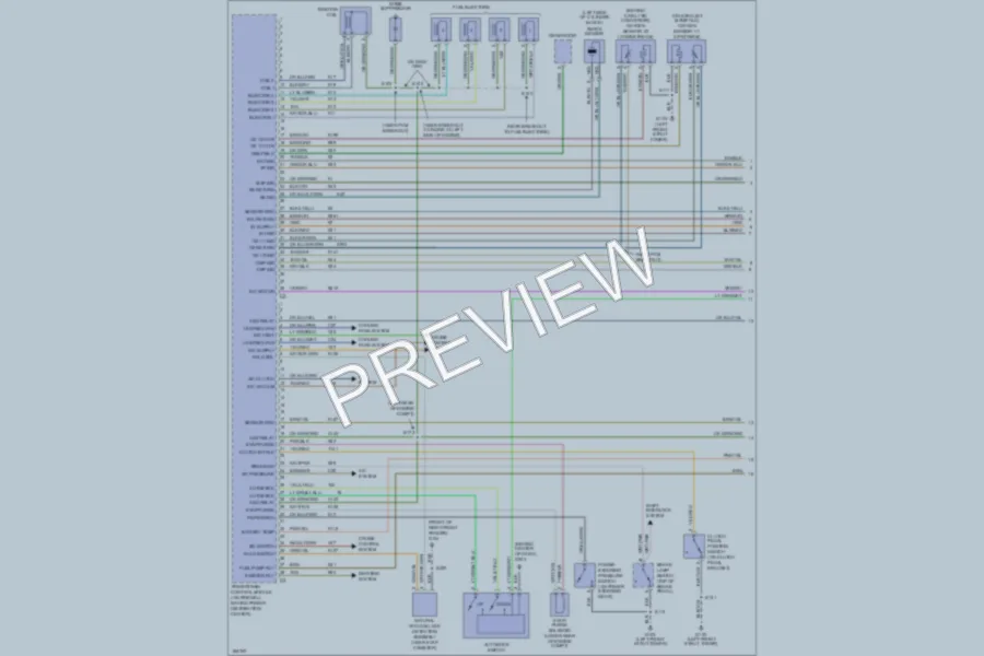 2003 Chrysler PTCruiser Engine Performance wiring diagram preview