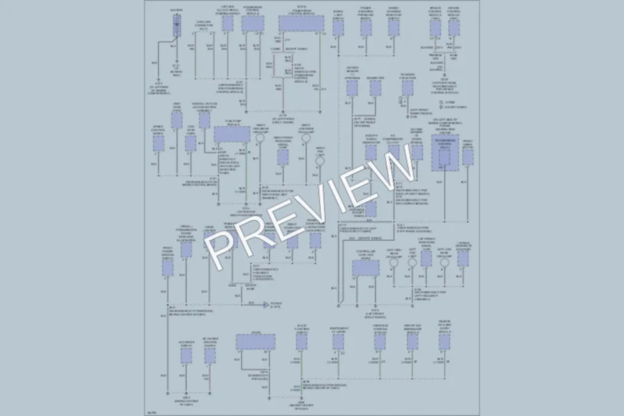 2003 Chrysler PTCruiser Ground Distribution wiring diagram preview