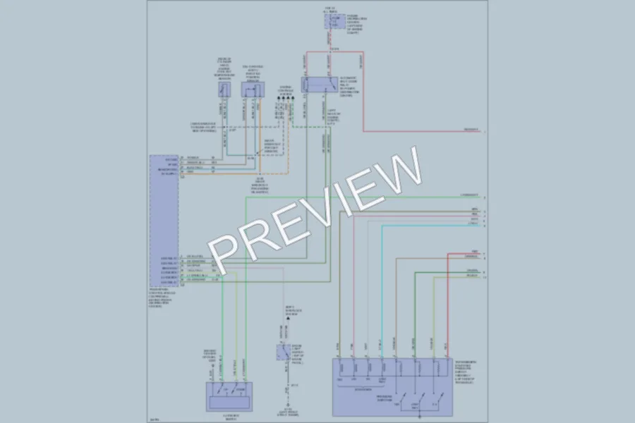 2003 Chrysler PTCruiser Transmission wiring diagram preview