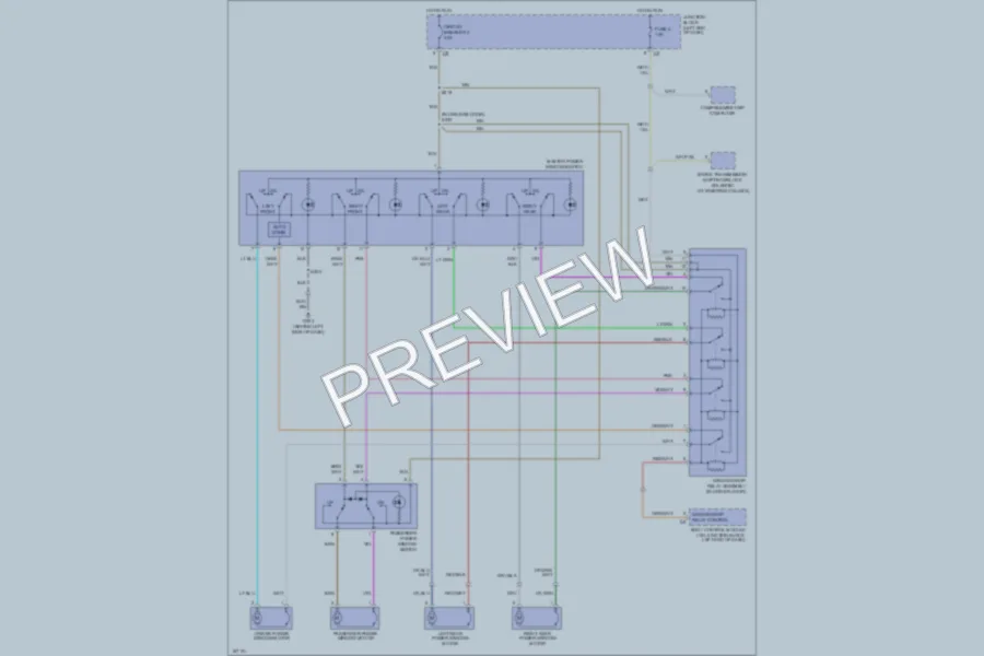 2003 Chrysler 2D Convertible Power Windows wiring diagram preview