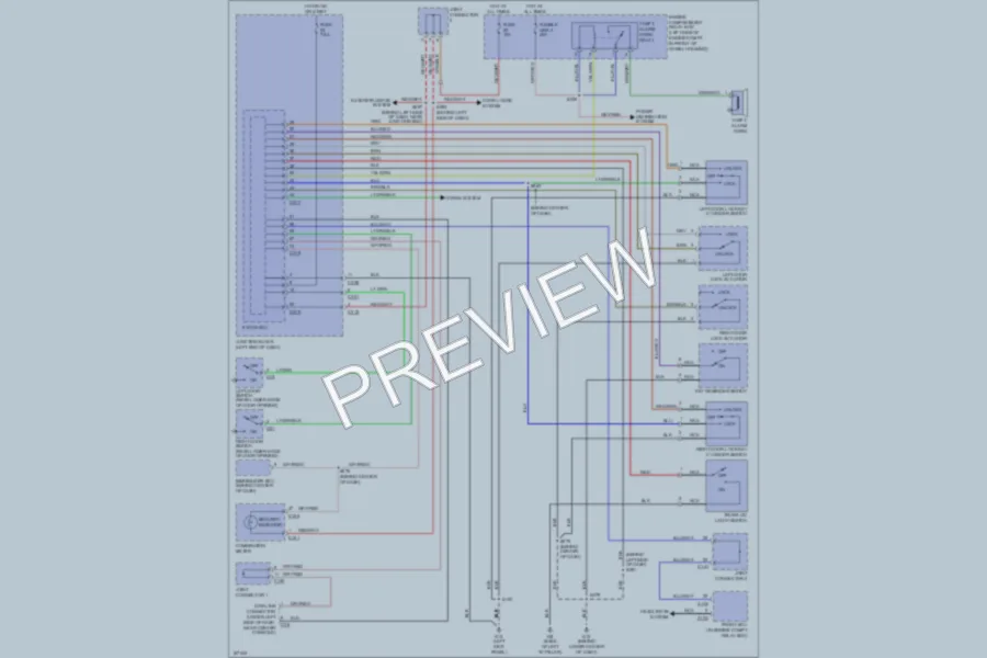 2003 Chrysler 2D Coupe Anti Theft wiring diagram preview