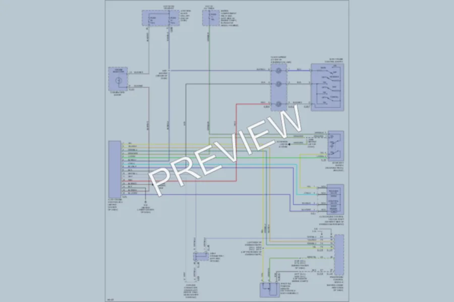 2003 Chrysler 2D Coupe Cruise Control wiring diagram preview