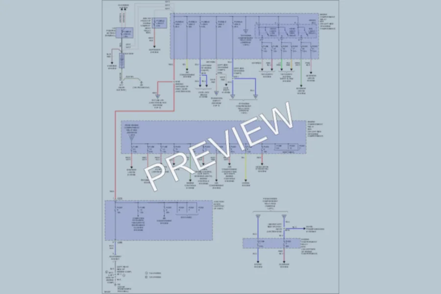 2003 Chrysler 2D Coupe Power Distribution wiring diagram preview
