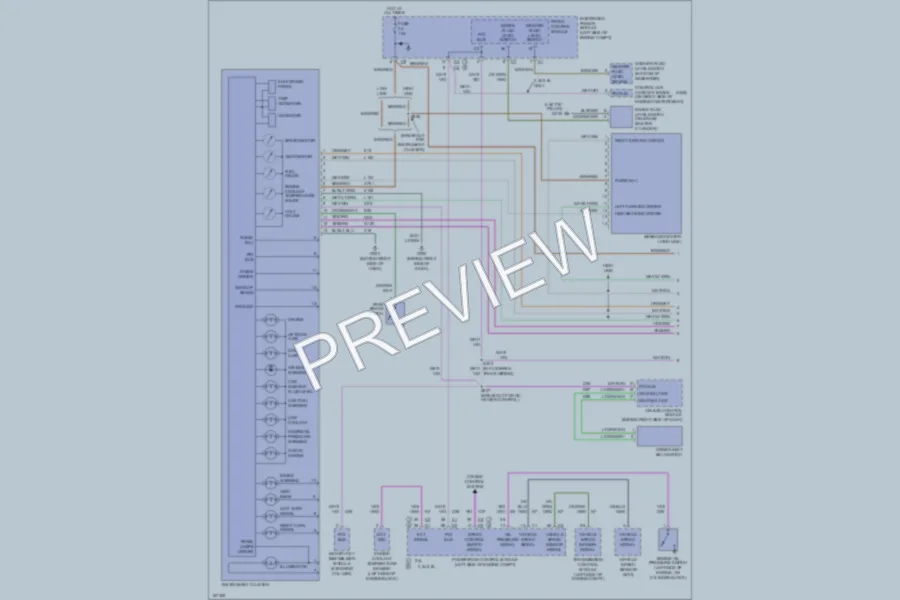 2003 Chrysler TownCountry Instrument Cluster wiring diagram preview
