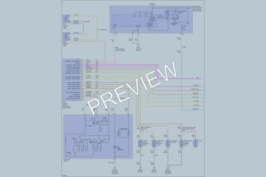 2003 Chrysler TownCountry Interior Lights wiring diagram preview