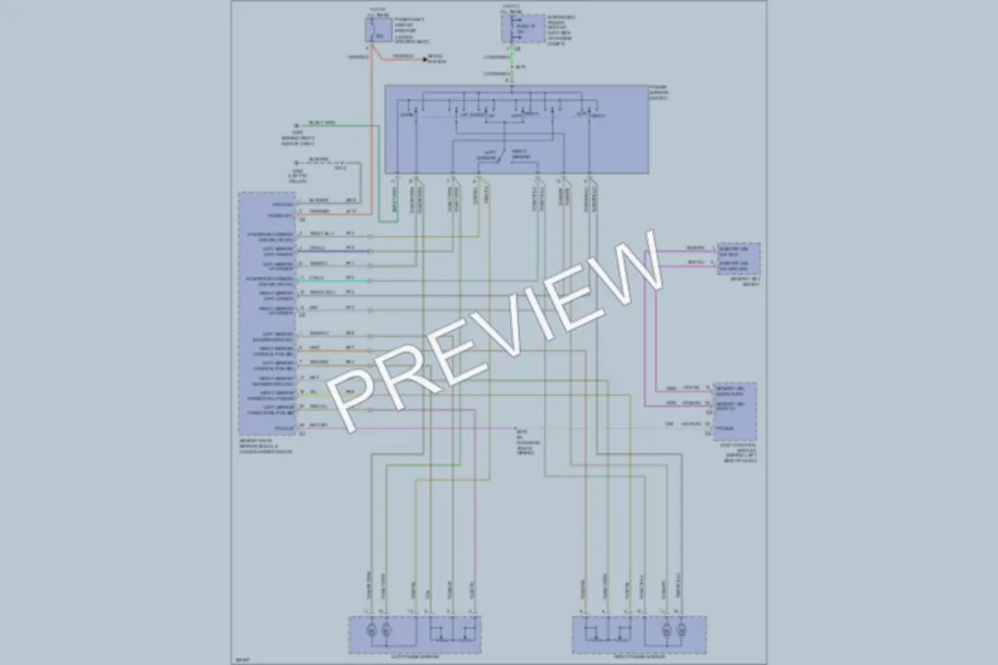 2003 Chrysler TownCountry Memory Systems wiring diagram preview