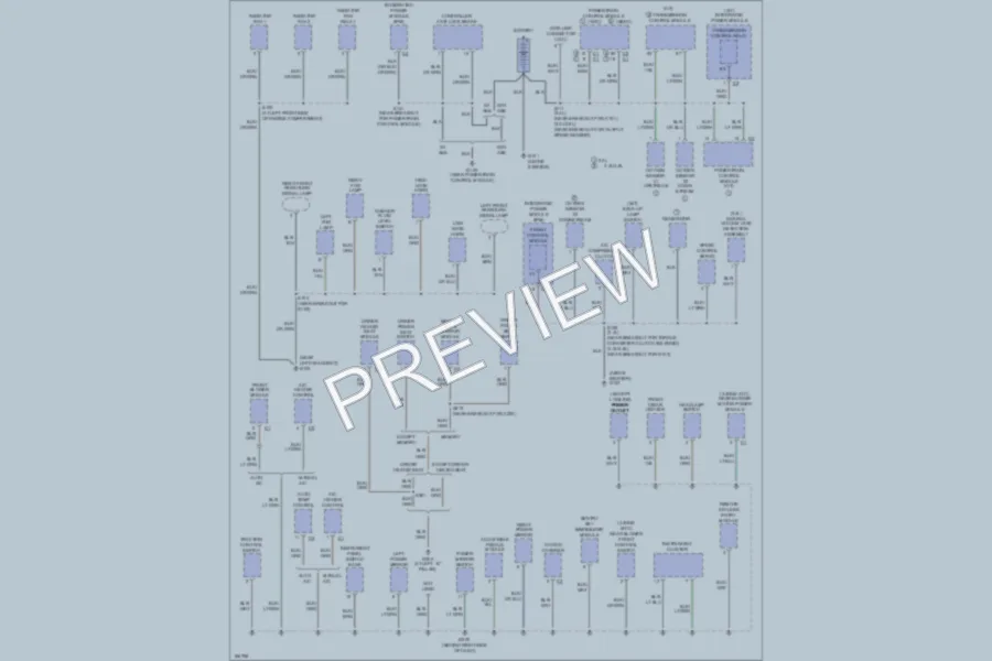 2003 Chrysler Voyager Ground Distribution wiring diagram preview