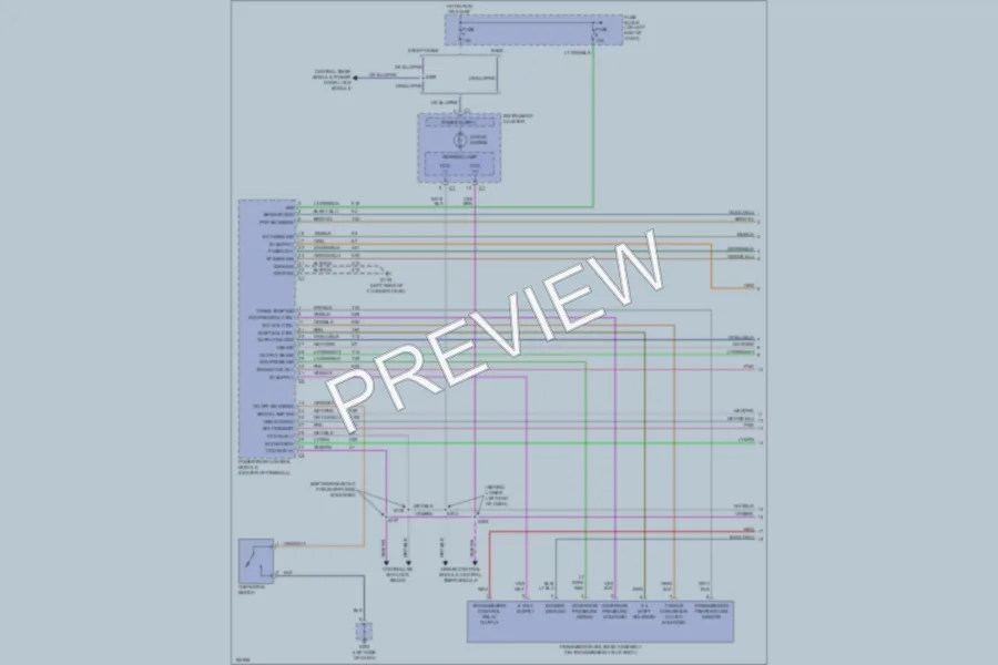 2003 Dodge B2500 Transmission wiring diagram preview