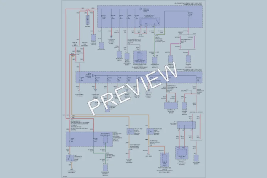2003 Dodge B3500 Power Distribution wiring diagram preview