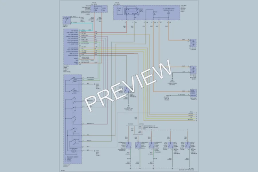 2003 Dodge Dakota Interior Lights wiring diagram preview